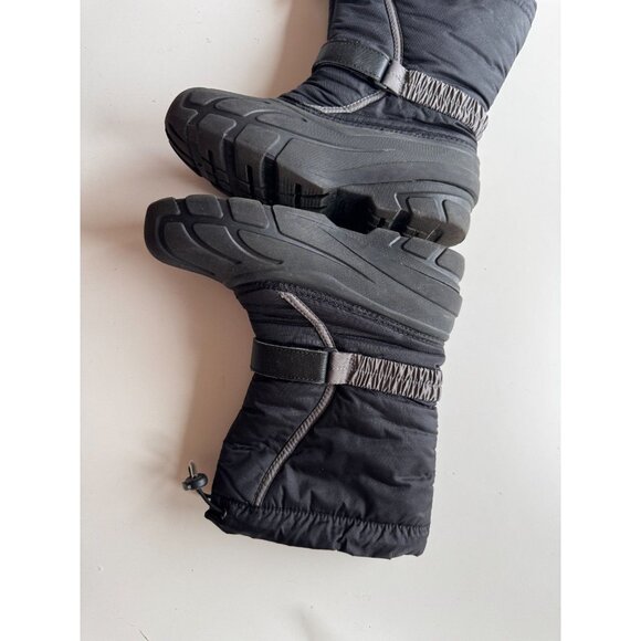 SOREL Flurry Black Winter Waterproof Lug Sole Winter Snow Boots, Size 6 - Picture 8 of 12